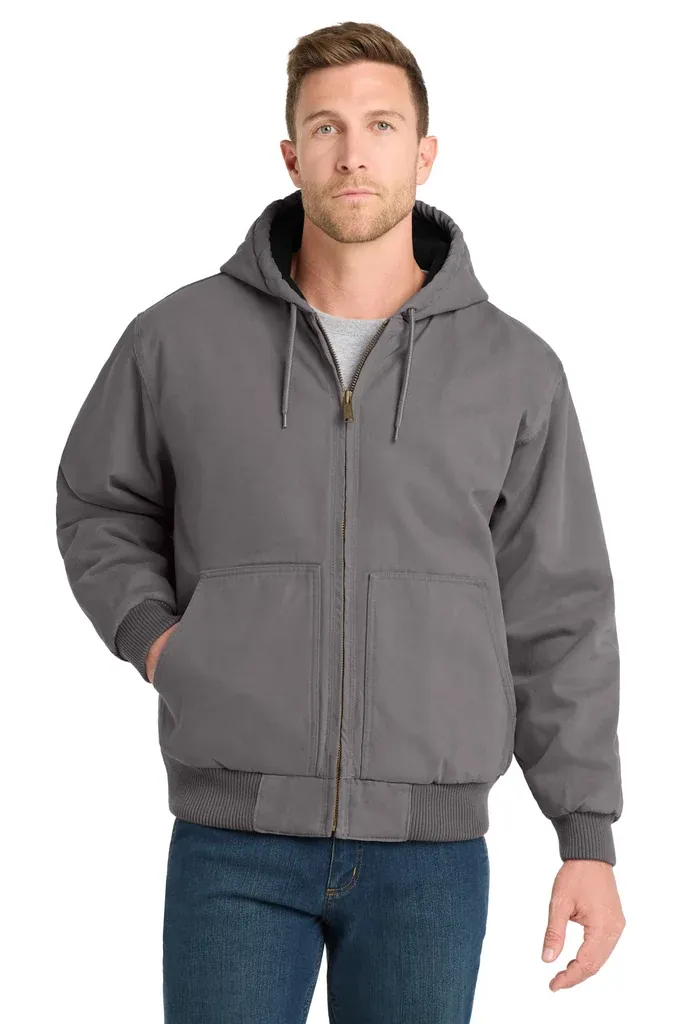 CornerStone® Washed Duck Cloth Insulated Hooded Work Jacket. CSJ41 - additional view 2