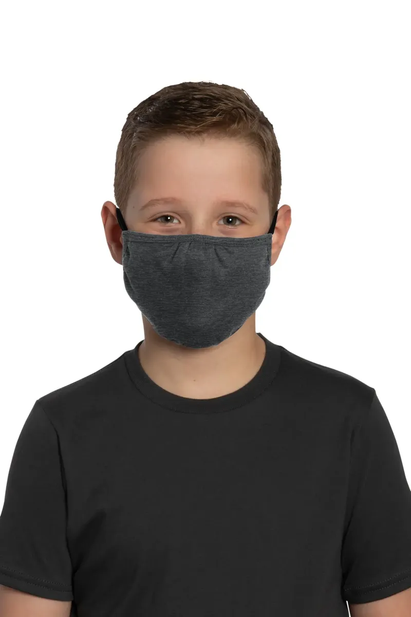 DISCONTINUED District ® Youth V.I.T. Shaped Face Mask 5 pack (100 packs = 1 Case) YDTMSK02