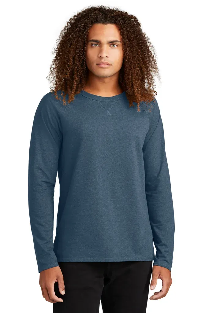District® Featherweight French Terry Long Sleeve Crewneck DT572 - additional view 3