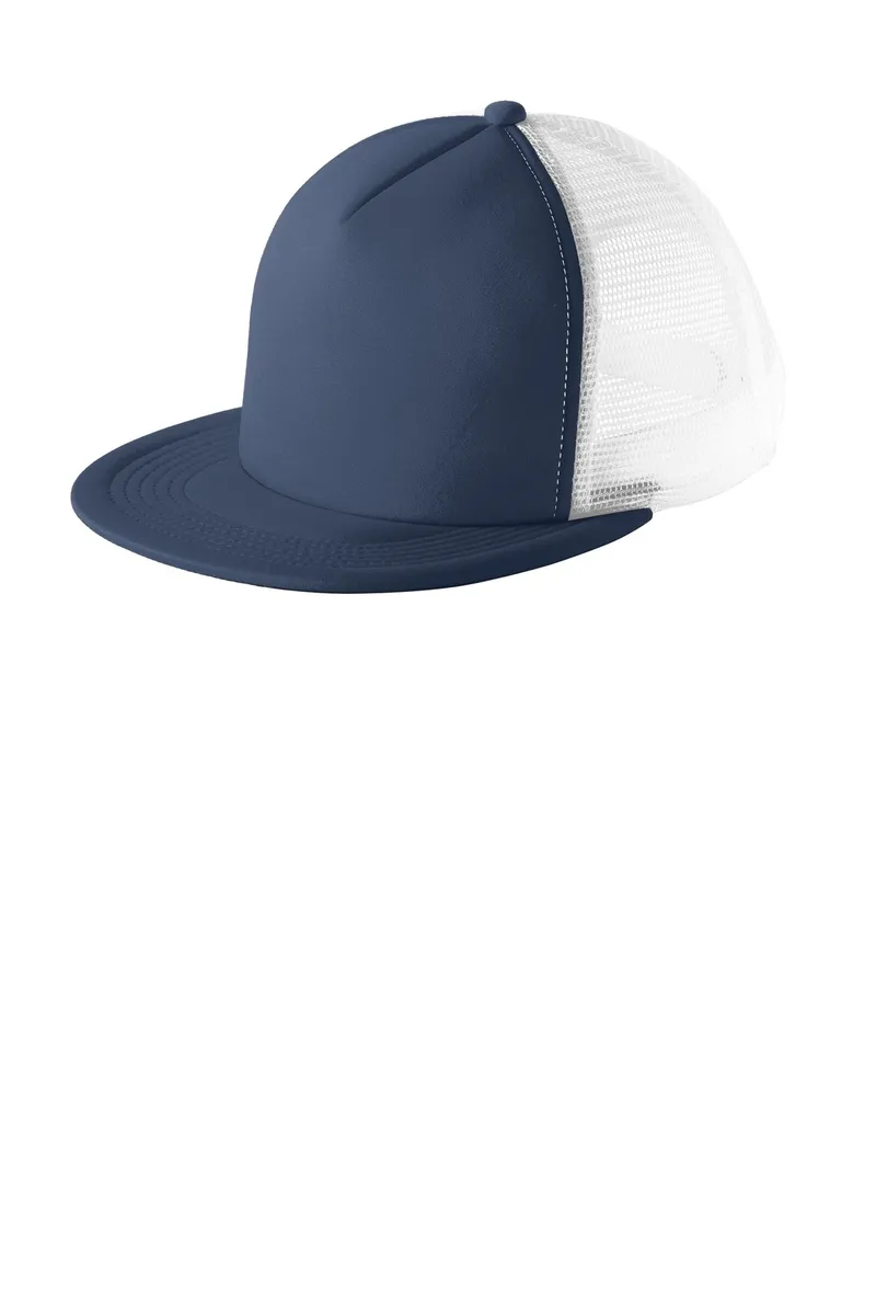 District® Flat Bill Snapback Trucker Cap. DT624 - additional view 6