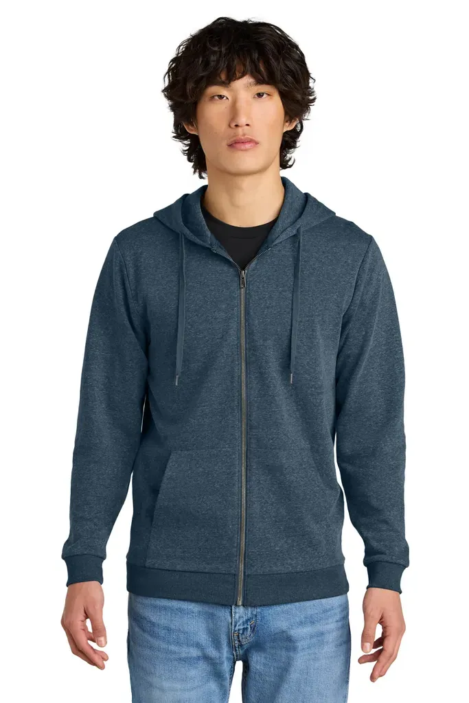 District® Perfect Tri® Fleece Full-Zip Hoodie DT1302 - additional view 2