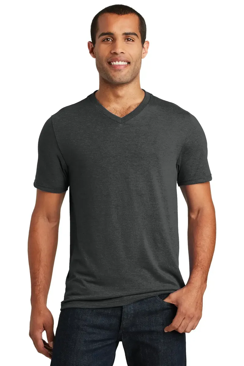 District ®  Perfect Tri® V-Neck Tee. DT1350 - additional view 3