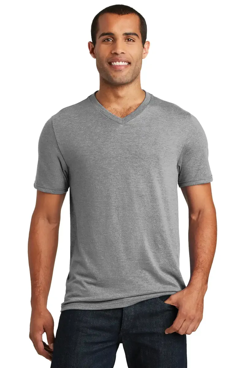 District ®  Perfect Tri® V-Neck Tee. DT1350 - additional view 4