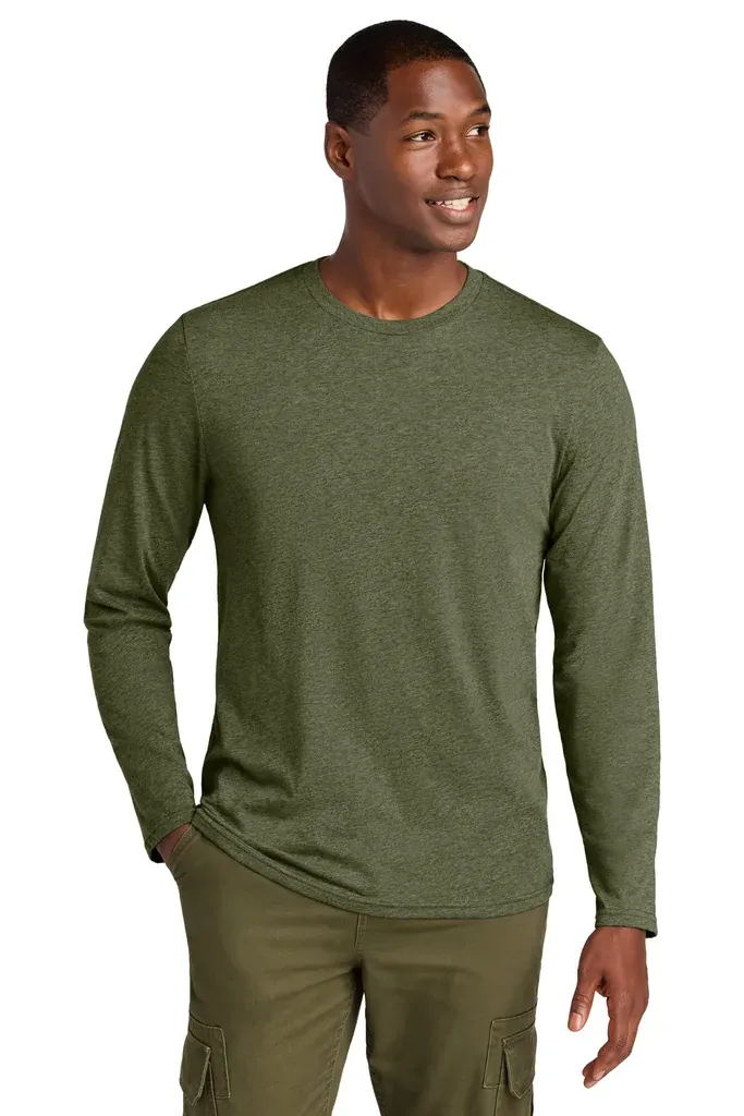 District® Perfect Weight® CVC Long Sleeve Tee DT185 - additional view 9