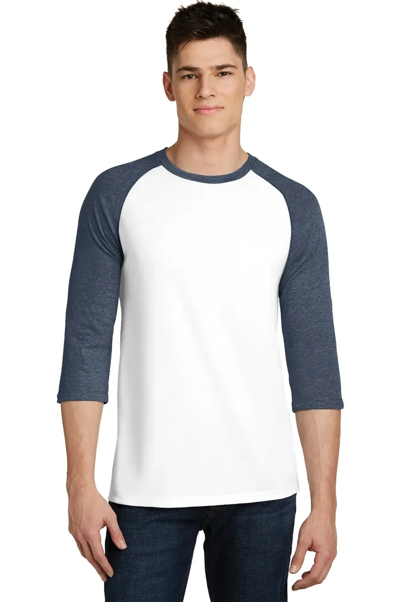 District® Very Important Tee® 3/4-Sleeve Raglan. DT6210 - additional view 3