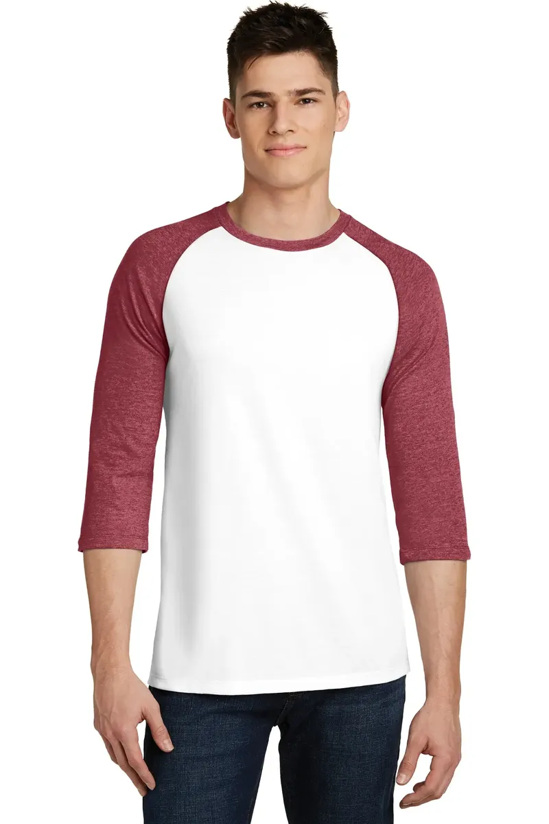 District® Very Important Tee® 3/4-Sleeve Raglan. DT6210 - additional view 2