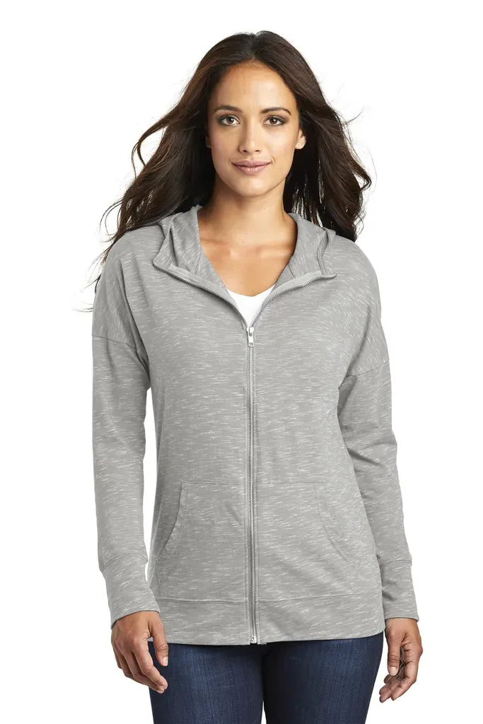 District ® Women's Medal Full-Zip Hoodie. DT665 - additional view 3