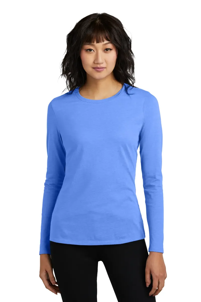 District® Women's Perfect Blend® CVC Long Sleeve Tee DT110 - additional view 5
