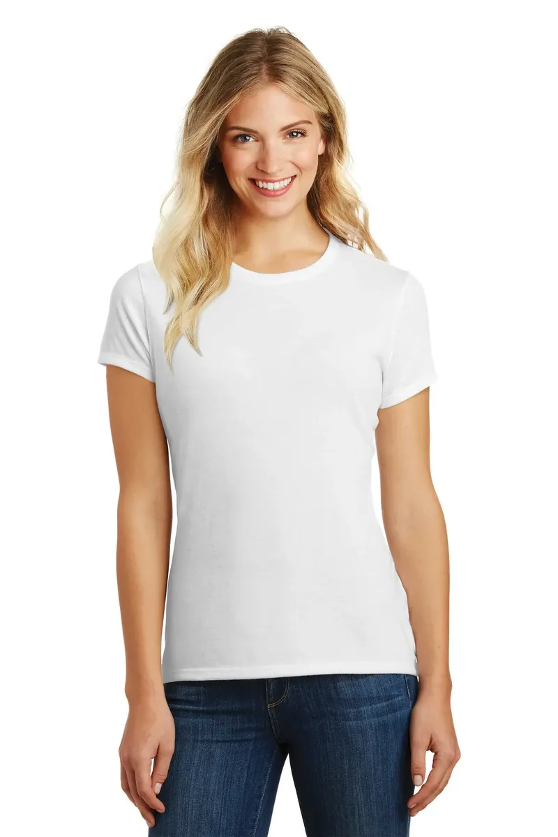 District ® Women's Perfect Blend® CVC Tee. DM108L - additional view 14