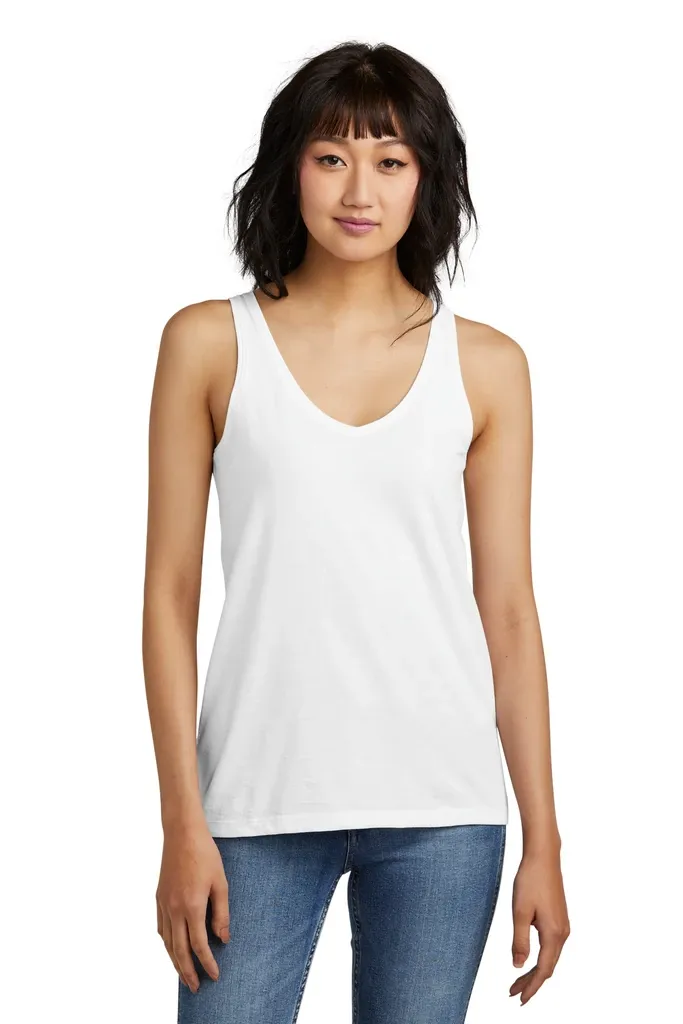 District® Women's Perfect Blend® CVC V-Neck Tank DT154