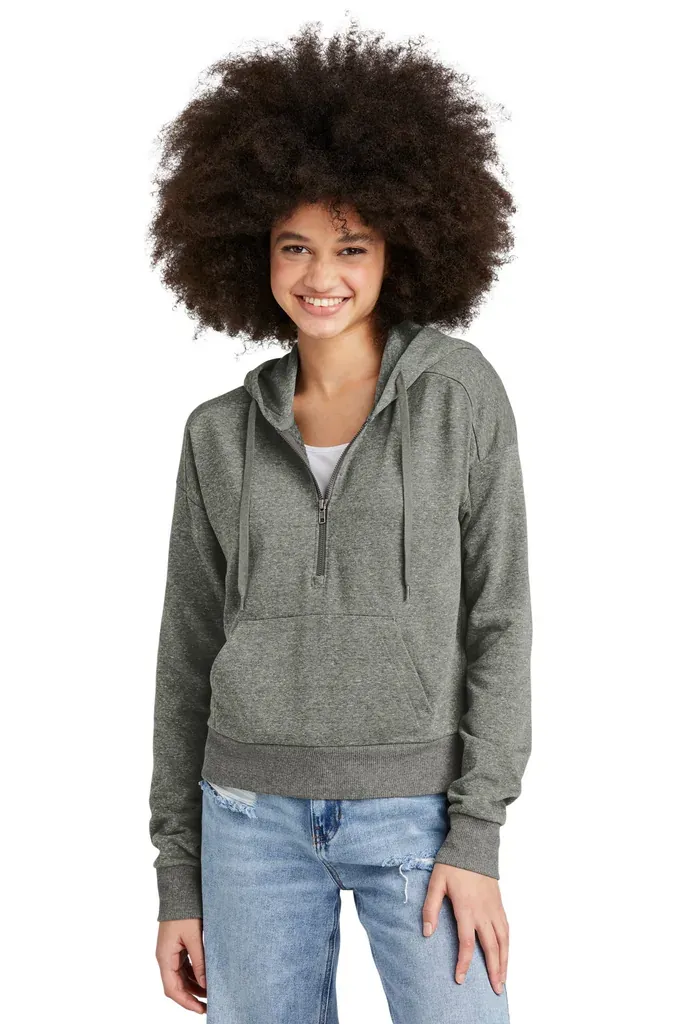 District® Women's Perfect Tri® Fleece 1/2-Zip Pullover DT1311 - additional view 1