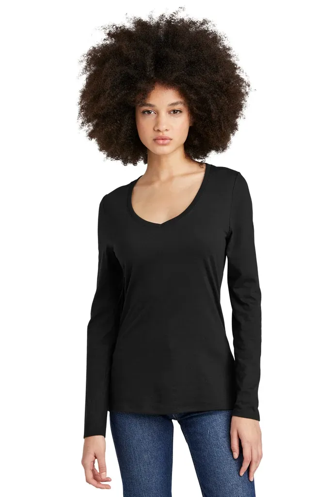 District® Women's Perfect Tri® Long Sleeve V-Neck Tee DT135 - additional view 5