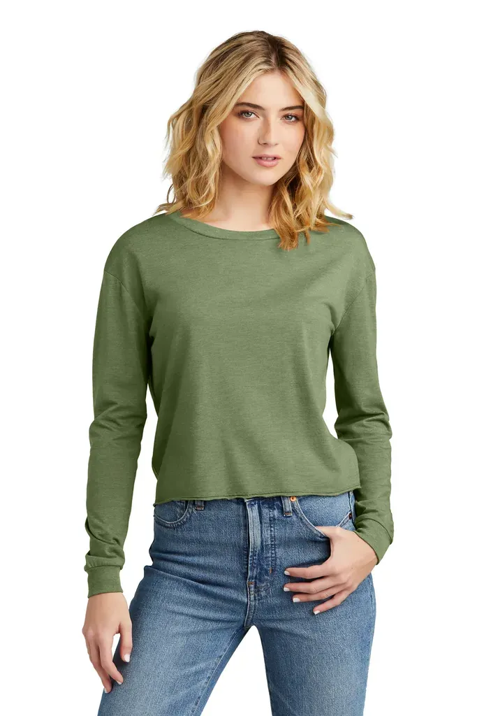 District® Women's Perfect Tri® Midi Long Sleeve Tee DT141 - additional view 1