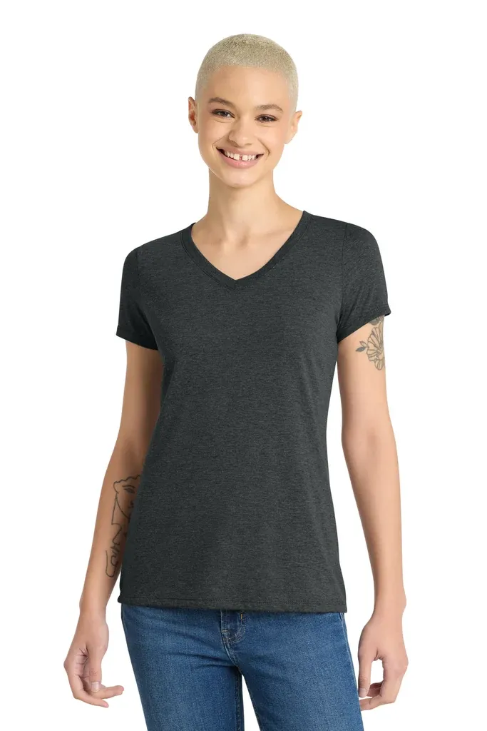 District® Women's Perfect Tri® V-Neck Tee. DM1350L - additional view 21
