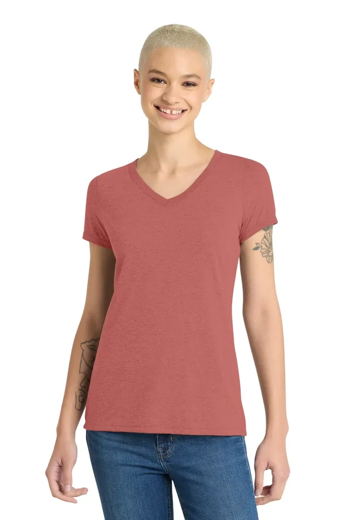 District® Women's Perfect Tri® V-Neck Tee. DM1350L - additional view 18