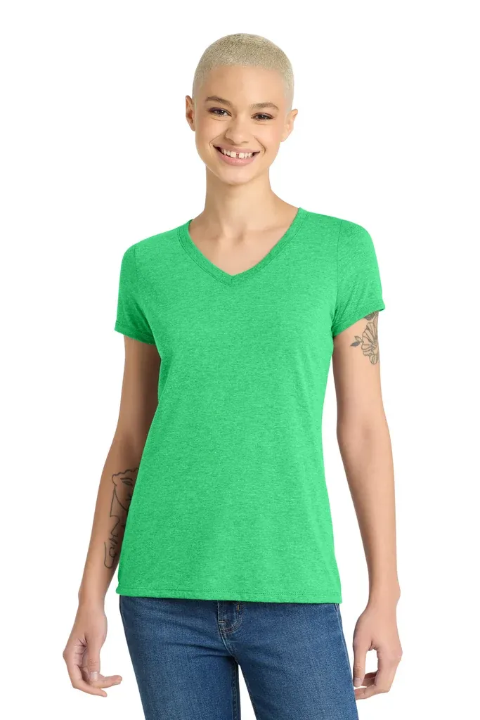 District® Women's Perfect Tri® V-Neck Tee. DM1350L - additional view 19