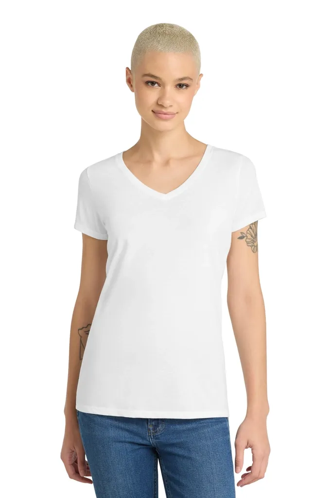 District® Women's Perfect Tri® V-Neck Tee. DM1350L - additional view 15