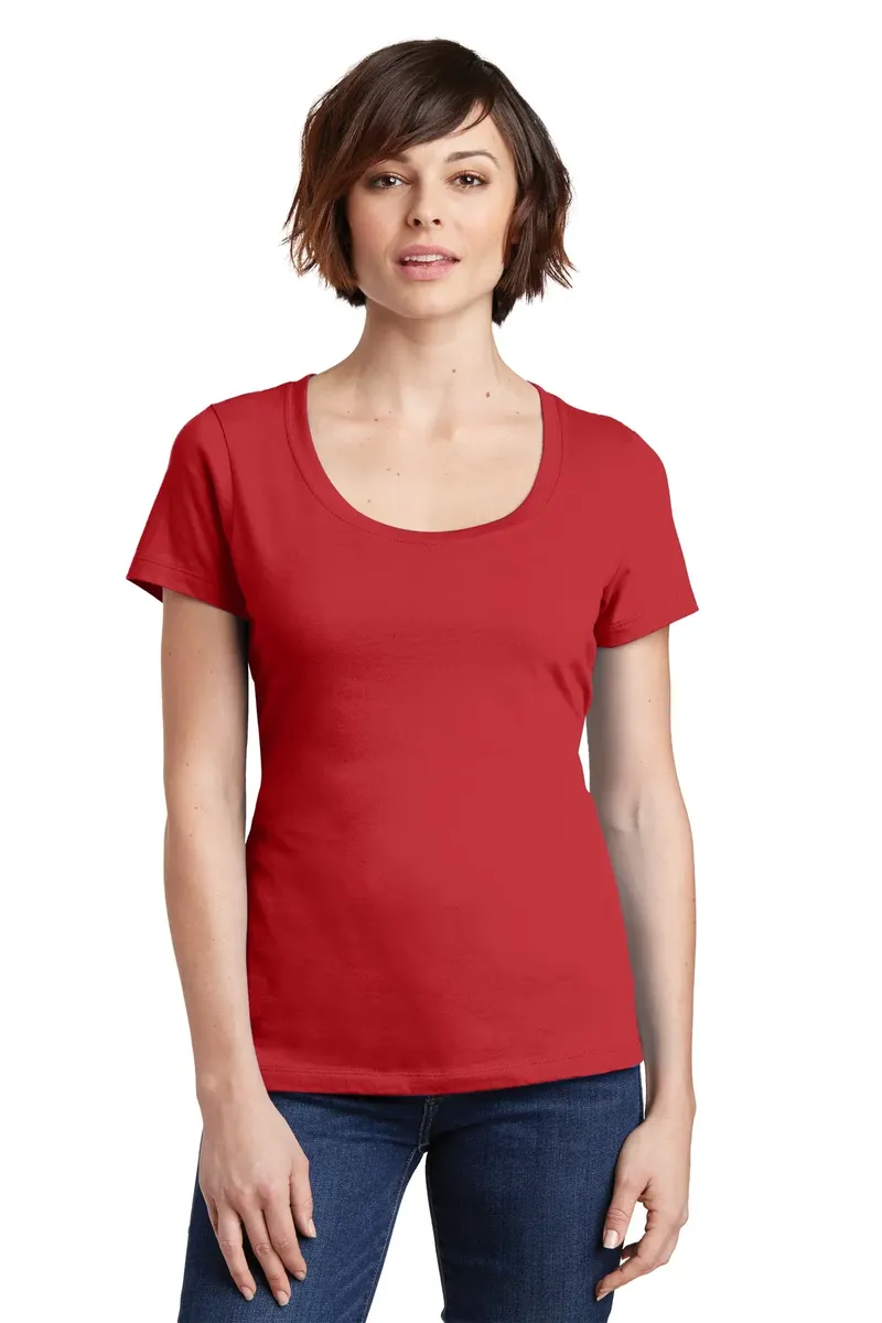 District® Women's Perfect Weight® Scoop Tee. DM106L - additional view 7