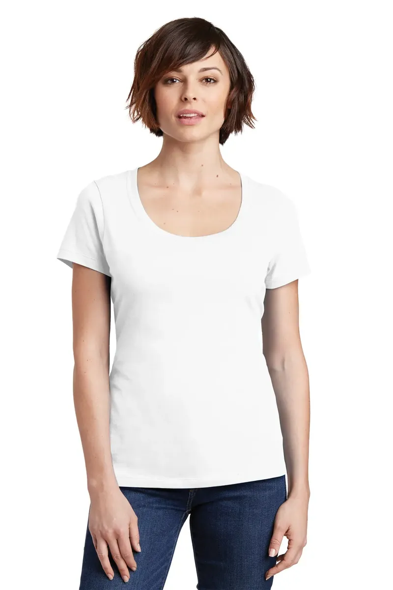 District® Women's Perfect Weight® Scoop Tee. DM106L - additional view 6