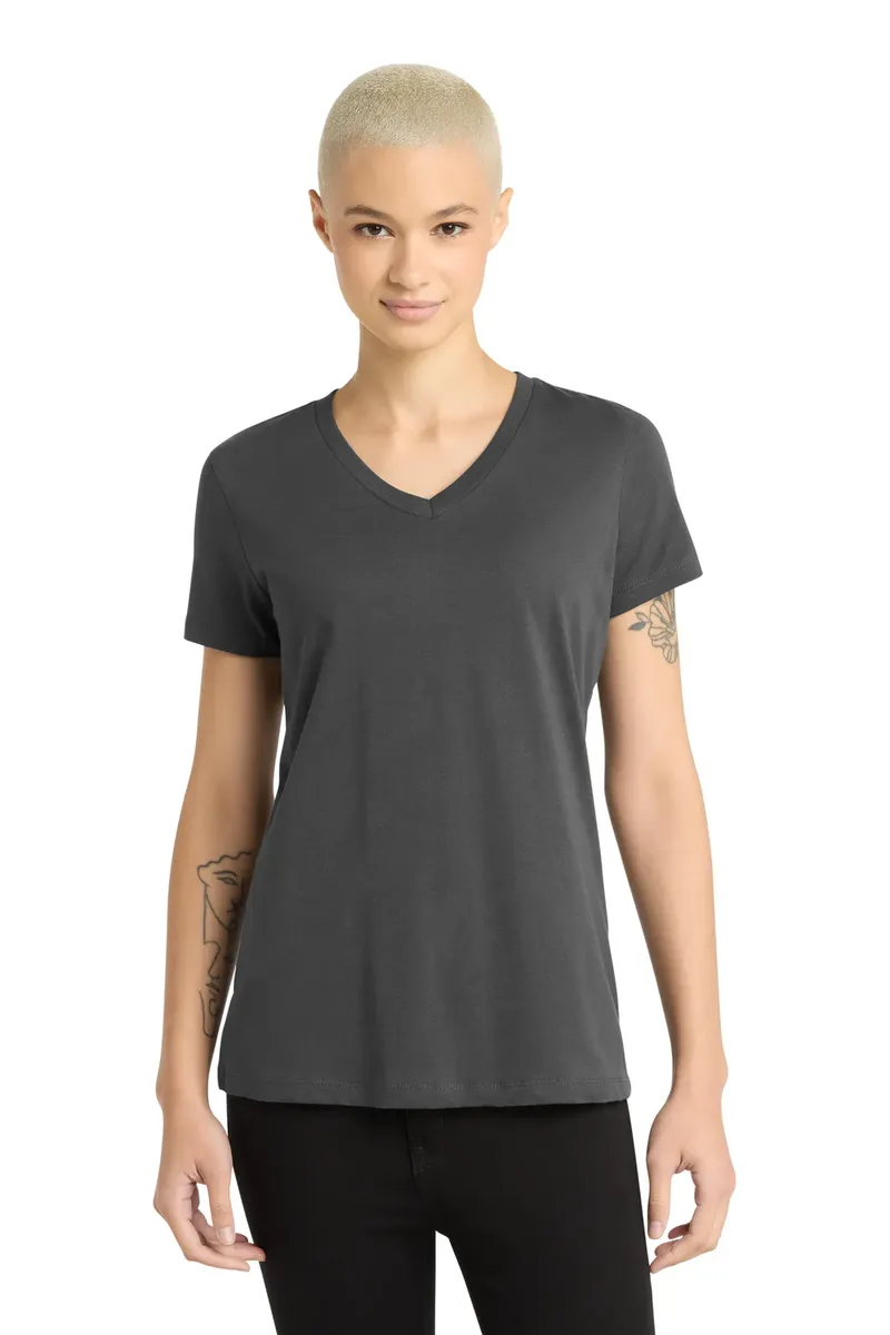 District® - Women's Perfect Weight® V-Neck Tee. DM1170L - additional view 21