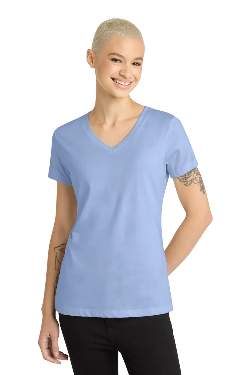 District® - Women's Perfect Weight® V-Neck Tee. DM1170L - additional view 17
