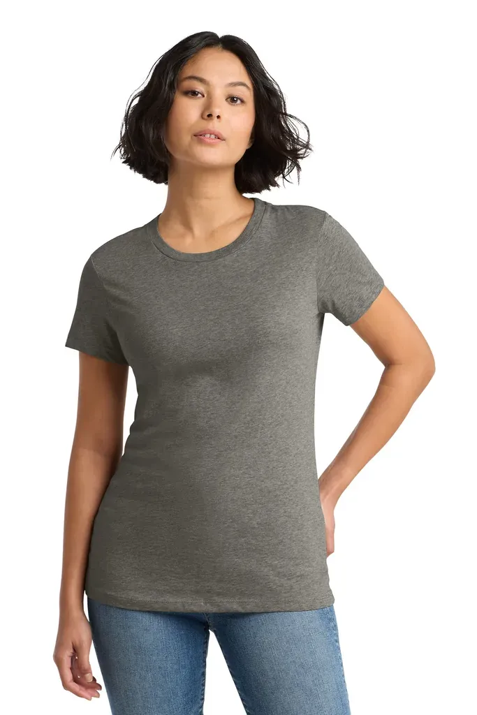 District® Women's Perfect Weight®Tee. DM104L - additional view 1