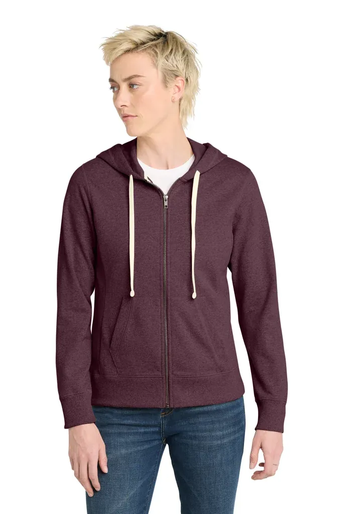 District® Women's Re-FleeceFull-Zip Hoodie DT8103 - additional view 1