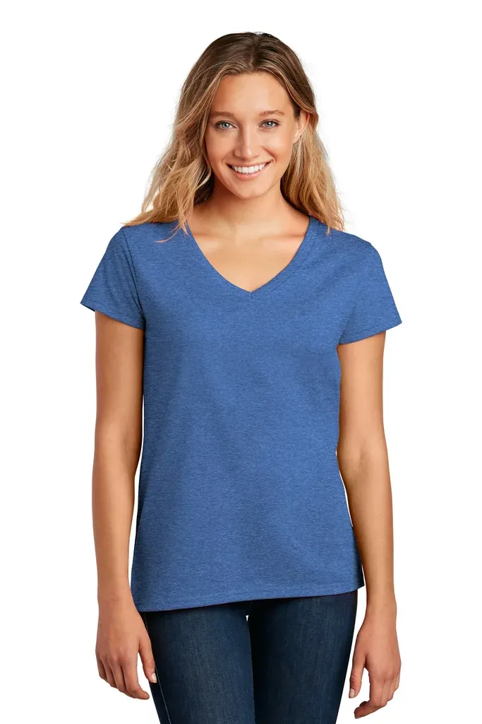 District ® Women's Re-Tee  V-Neck DT8001 - additional view 1