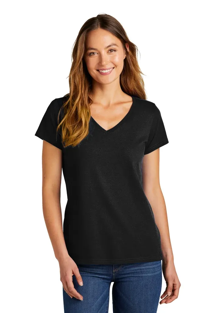 District® Women's The Concert Tee® V-Neck DT5002 - additional view 2