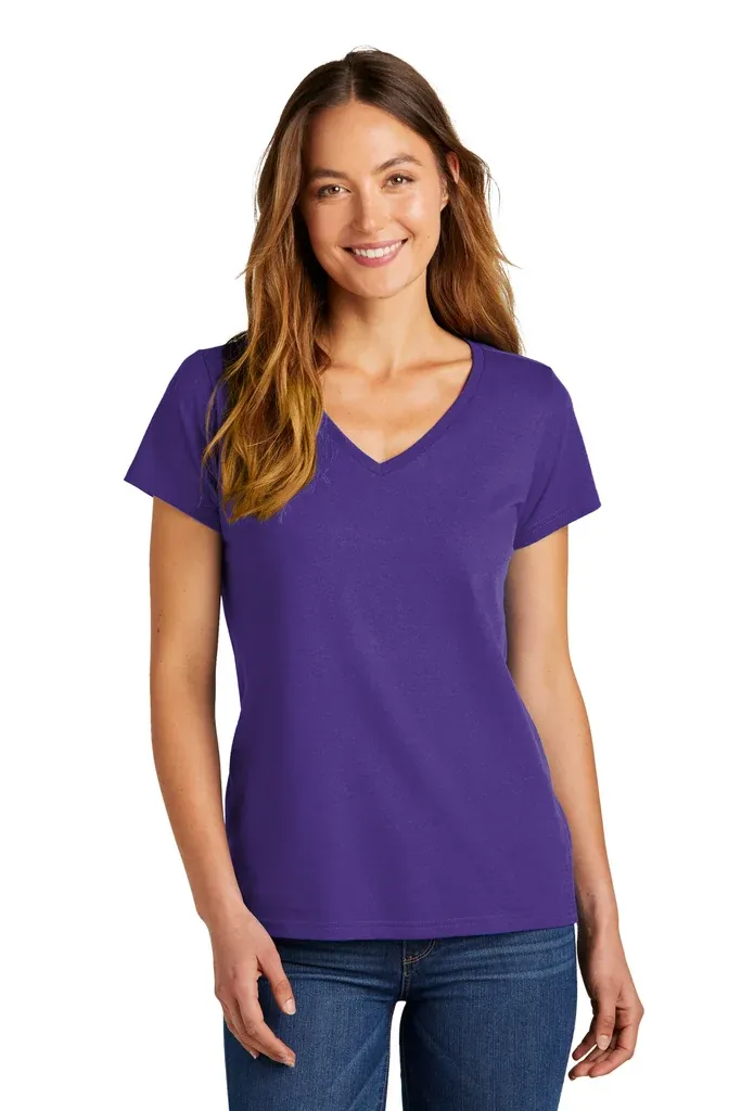 District® Women's The Concert Tee® V-Neck DT5002 - additional view 3