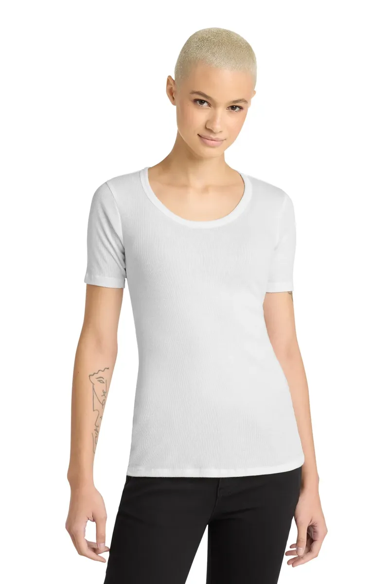 District® Women's V.I.T.Rib Scoop Neck Tee DT6020