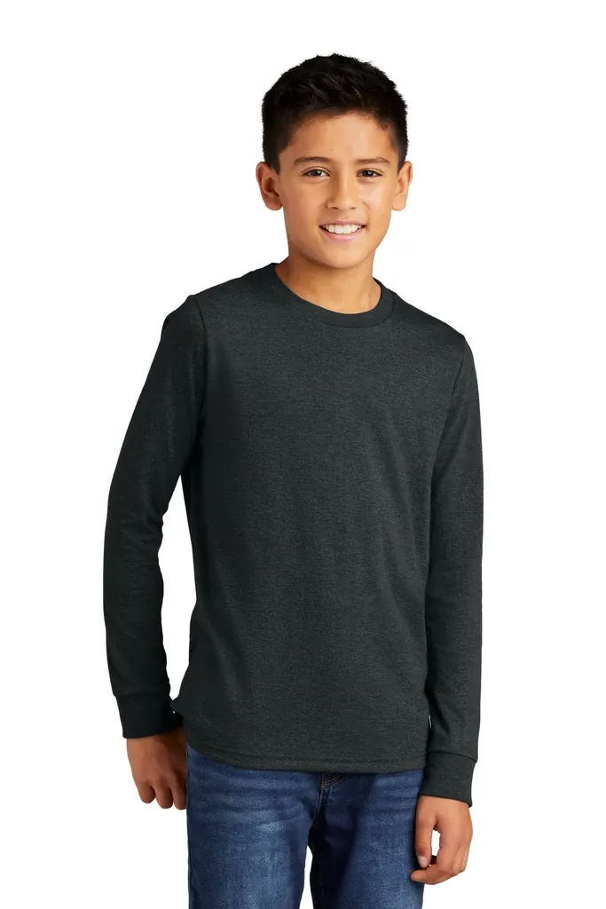 District® Youth Perfect Tri® Long Sleeve Tee DT132Y - additional view 2