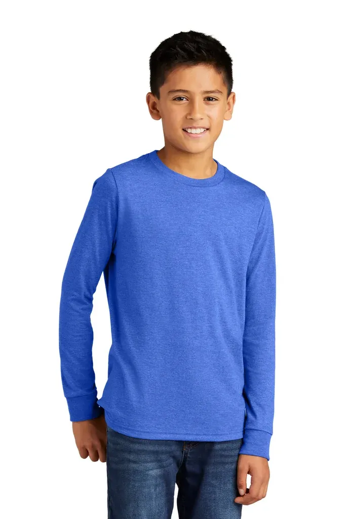 District® Youth Perfect Tri® Long Sleeve Tee DT132Y - additional view 4