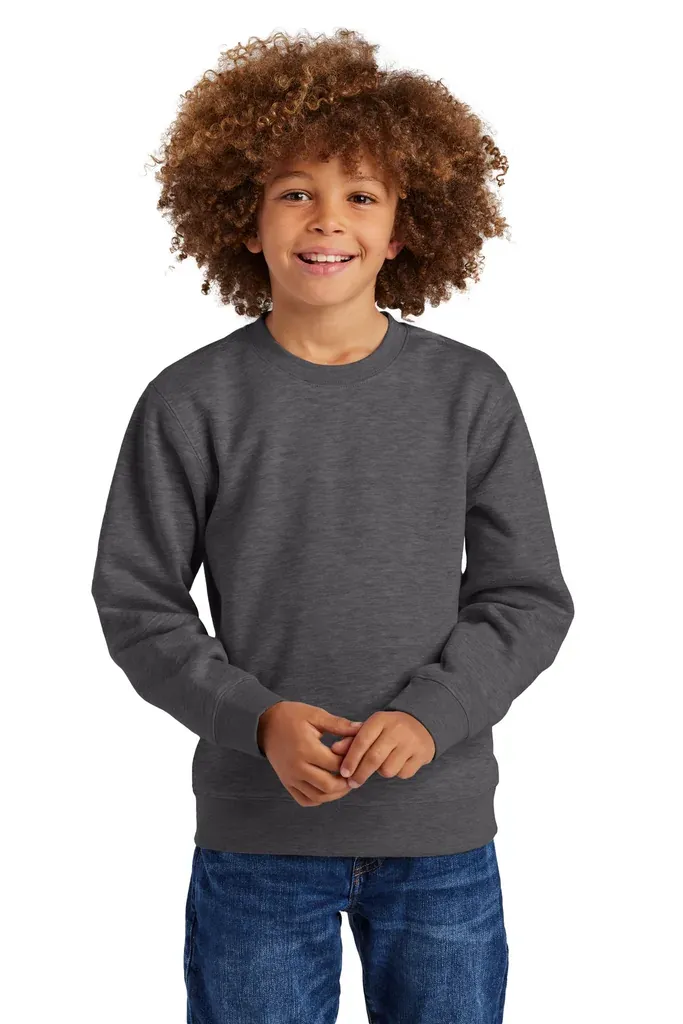 District® Youth V.I.T. Fleece Crew DT6104Y - additional view 2