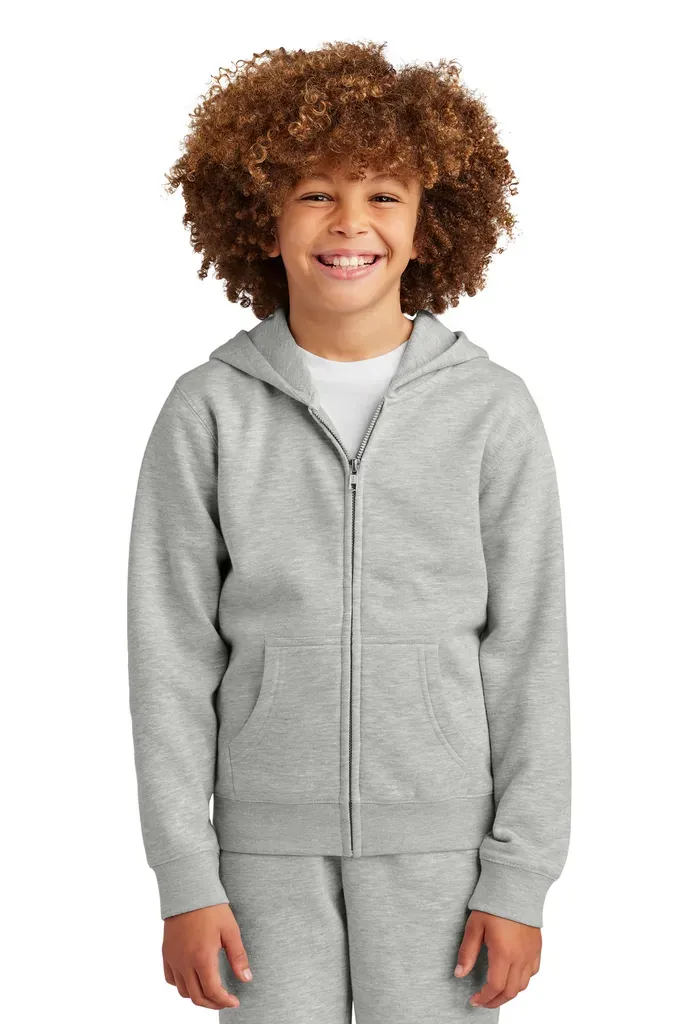 District® Youth V.I.T. Fleece Full-Zip Hoodie DT6102Y - additional view 6