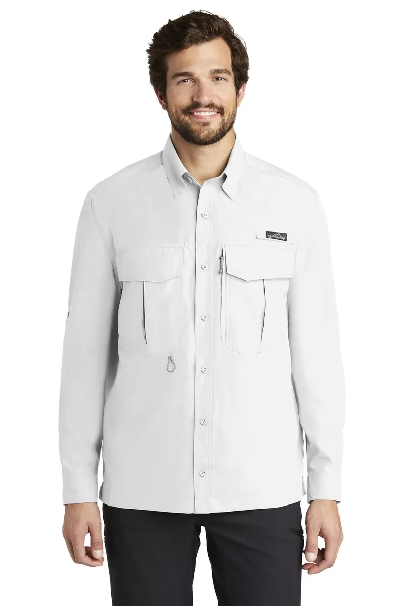 Eddie Bauer® - Long Sleeve Performance Fishing Shirt. EB600 - additional view 1
