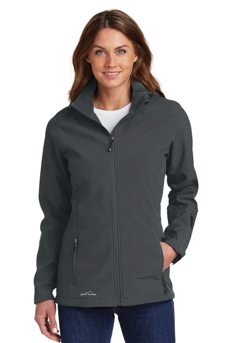Eddie Bauer® Women's Hooded Soft Shell Parka. EB537 - additional view 1