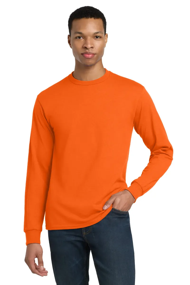 Gildan® - DryBlend® 50 Cotton/50 Poly Long Sleeve T-Shirt. 8400 - additional view 1