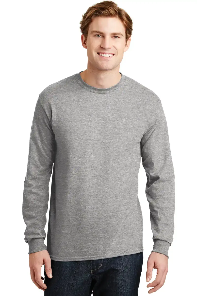 Gildan® - DryBlend® 50 Cotton/50 Poly Long Sleeve T-Shirt. 8400 - additional view 7