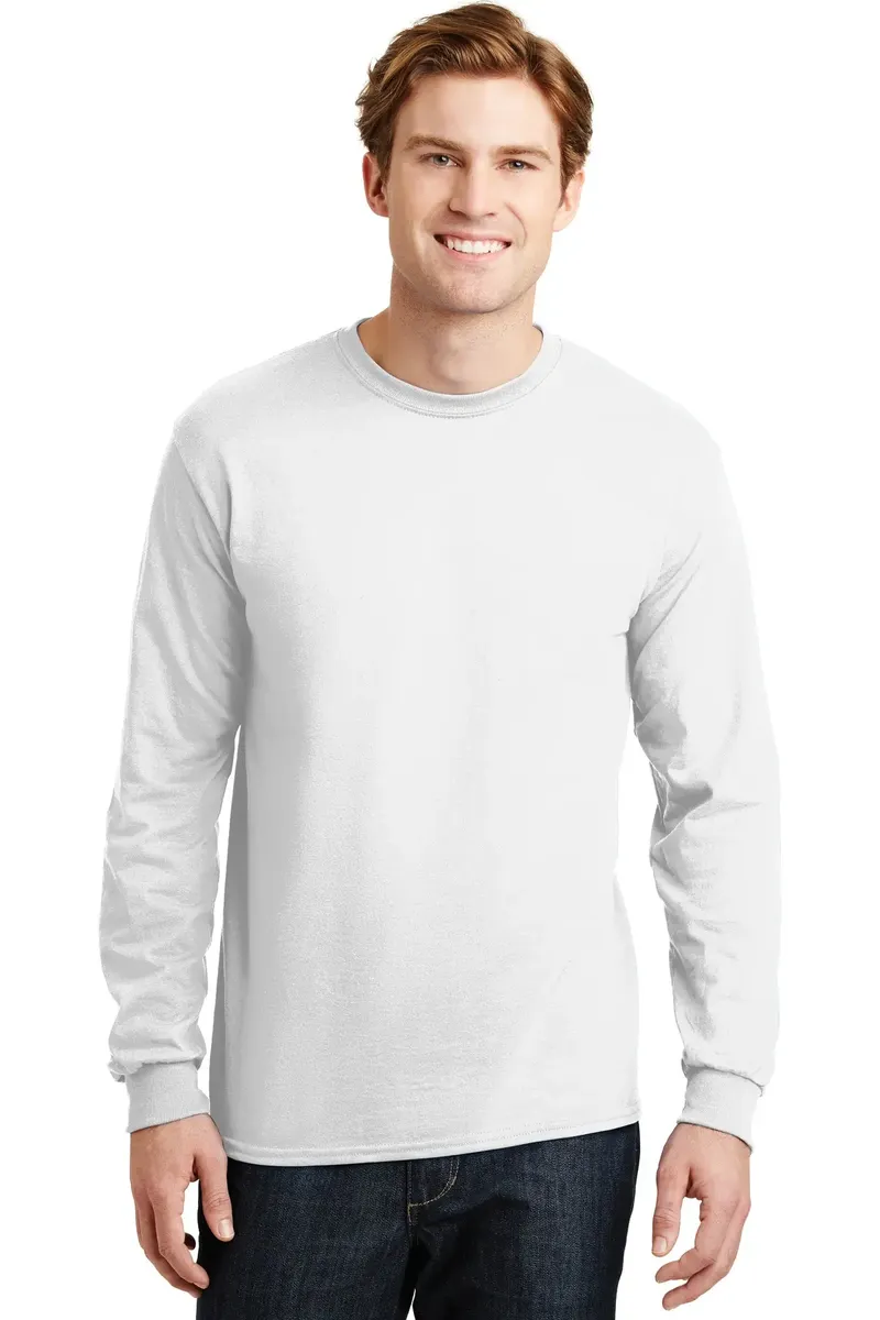 Gildan® - DryBlend® 50 Cotton/50 Poly Long Sleeve T-Shirt. 8400 - additional view 2