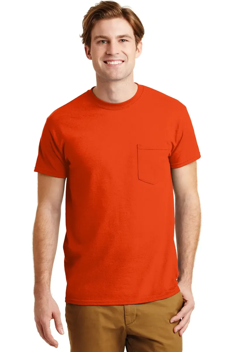 Gildan® - DryBlend® 50 Cotton/50 Poly Pocket T-Shirt. 8300 - additional view 2