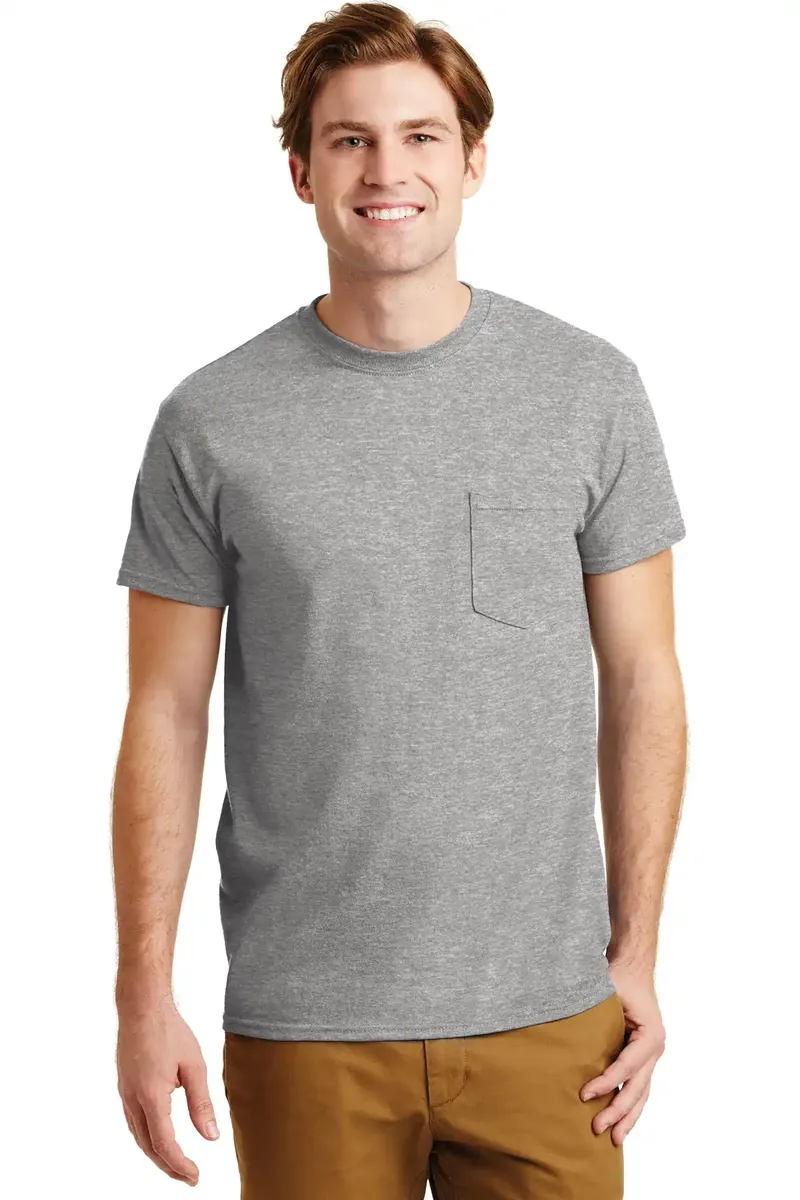 Gildan® - DryBlend® 50 Cotton/50 Poly Pocket T-Shirt. 8300 - additional view 6