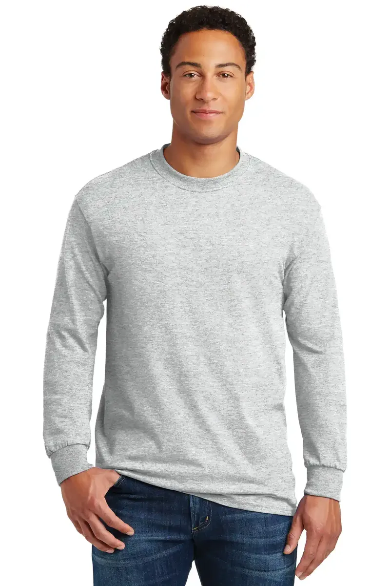 Gildan® - Heavy Cotton 100% Cotton Long Sleeve T-Shirt.  5400 - additional view 23