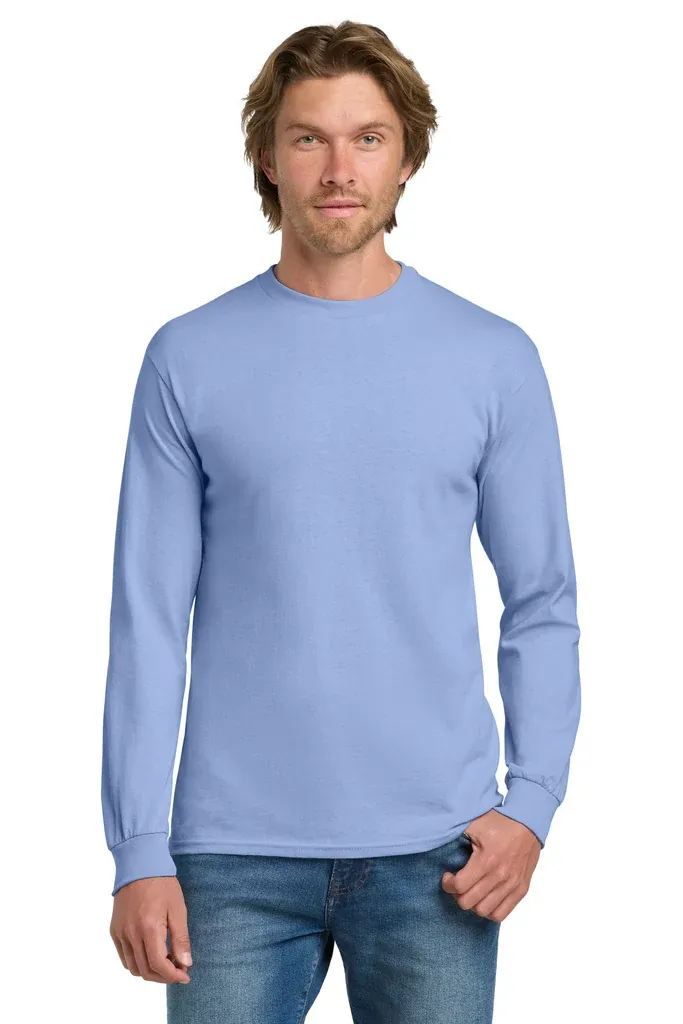 Gildan® - Heavy Cotton 100% Cotton Long Sleeve T-Shirt.  5400 - additional view 15