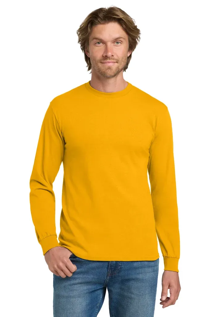 Gildan® - Heavy Cotton 100% Cotton Long Sleeve T-Shirt.  5400 - additional view 13