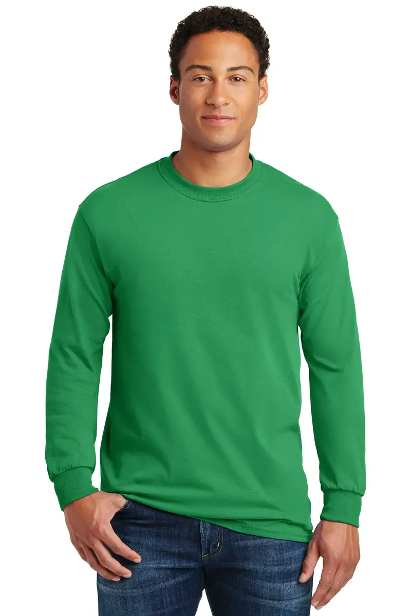 Gildan® - Heavy Cotton 100% Cotton Long Sleeve T-Shirt.  5400 - additional view 4