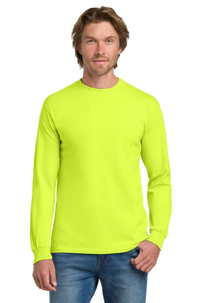 Gildan® - Heavy Cotton 100% Cotton Long Sleeve T-Shirt.  5400 - additional view 21