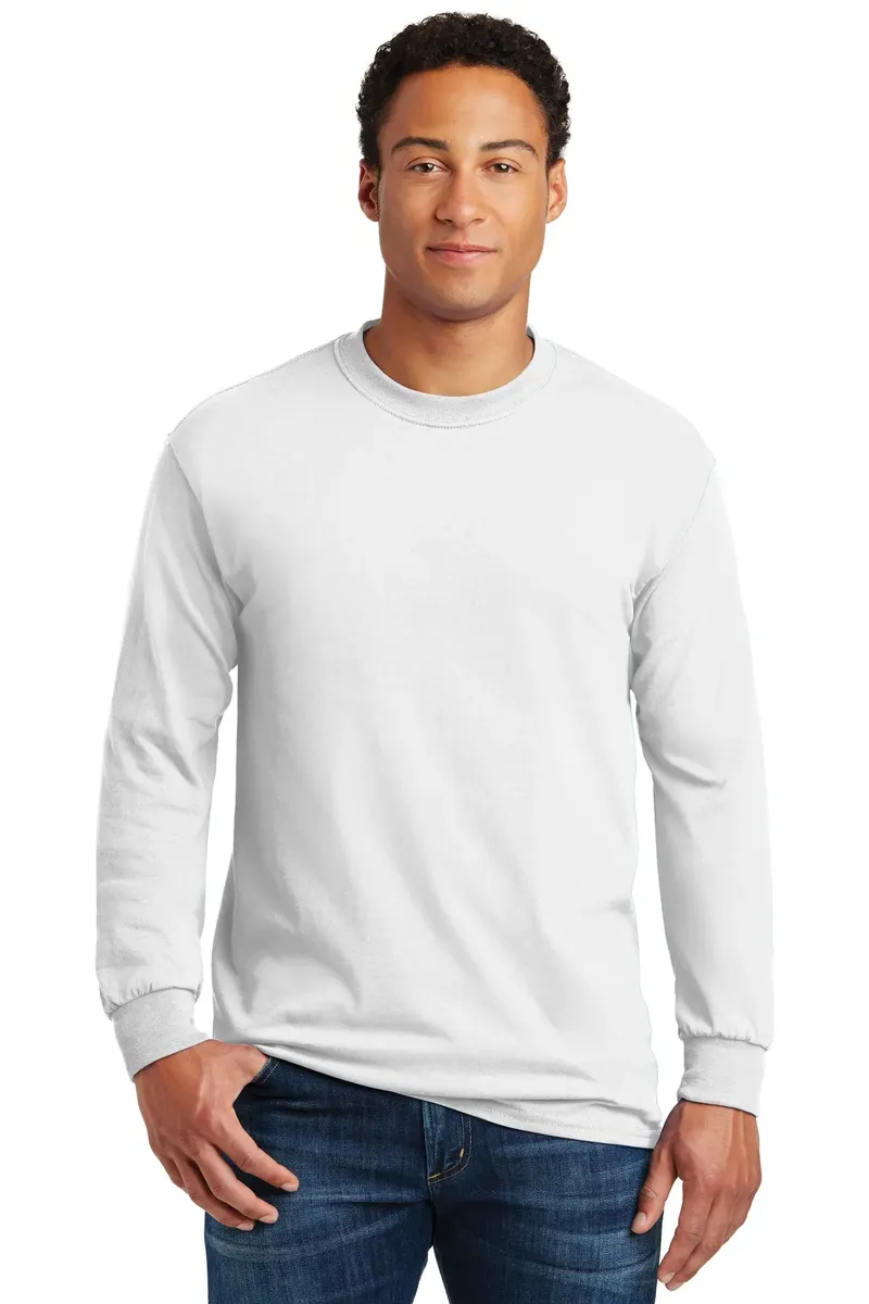 Gildan® - Heavy Cotton 100% Cotton Long Sleeve T-Shirt.  5400 - additional view 17
