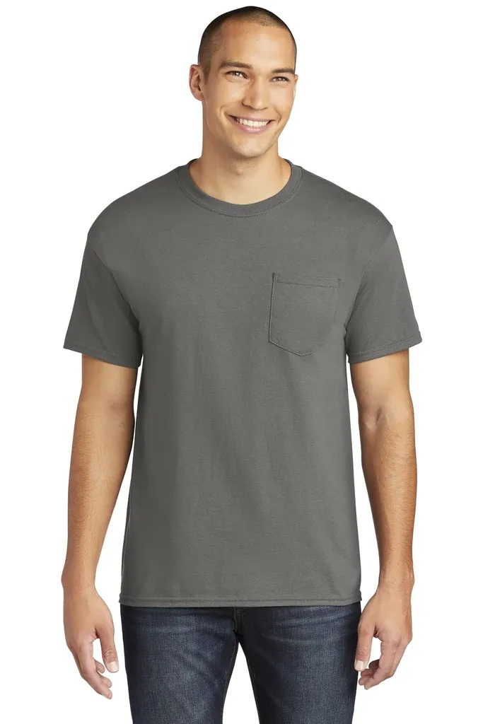 Gildan ® Heavy Cotton  100% Cotton Pocket T-Shirt. 5300 - additional view 9