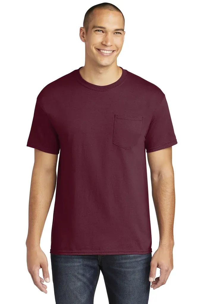Gildan ® Heavy Cotton  100% Cotton Pocket T-Shirt. 5300 - additional view 6